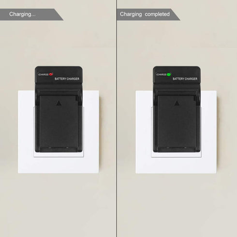 LP-E10 Battery Charger LC-E10 LC-E10C for Canon EOS Rebel T3, T5, T6, T7, EOS Kiss X50, X70, X80, X90, 1100D