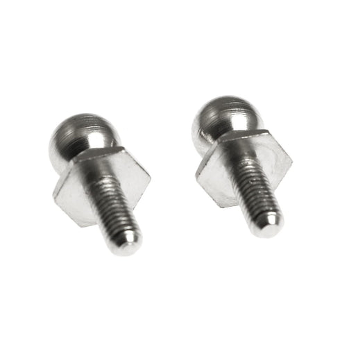Maxmoral 12PCS M3 1/10 Metal Ball Head Screws Fasteners Fixing Spherical Bolts Replacement for RC Car Buggy Truck