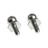 Maxmoral 12PCS M3 1/10 Metal Ball Head Screws Fasteners Fixing Spherical Bolts Replacement for RC Car Buggy Truck
