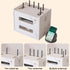 W WWEENUO Wooden Router Shelf, Desktop WiFi Router Storage Box Modem Rack Cover Power Strip and Cable Management Hider