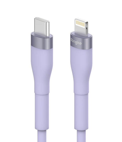 Ringke Fast Charging Pastel Cable USB C to Lightning (1.2M / 3.94 FT) Compatible with iPhone 14/13/12/11 Pro Max