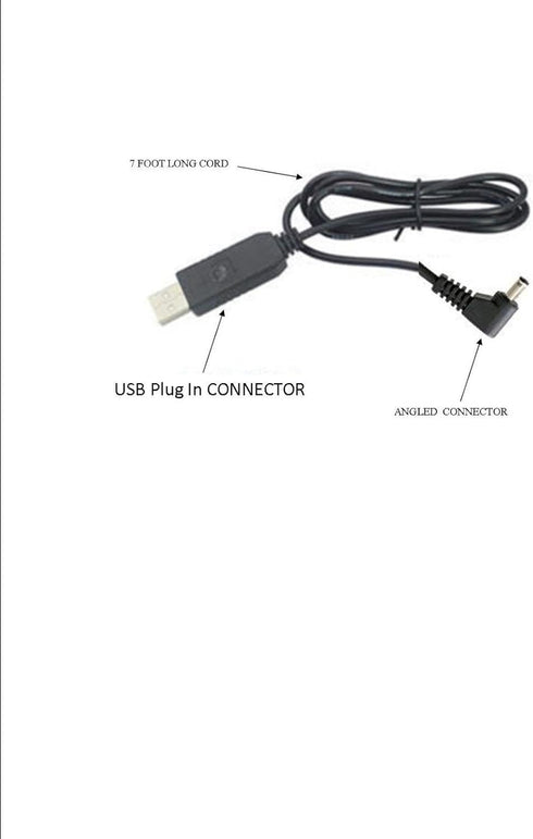 Generic - 7 FT Long USB Cord for Cobra Car Charger Power Straight Connector
