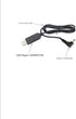 Generic - 7 FT Long USB Cord for Cobra Car Charger Power Straight Connector