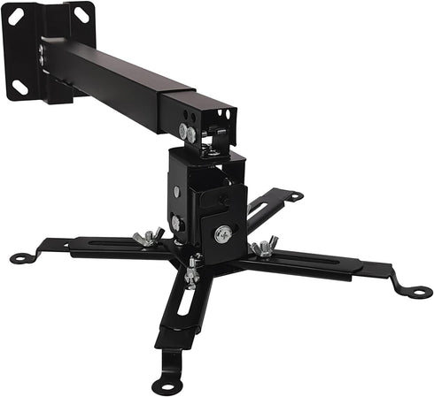Projector Mount, Universal Ceiling Wall Mount with 25.5-inch Expansion Arm, Height Adjustable for Home and Office
