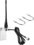 eifagur 156-163MHz PL259 16.5 Sailboat VHF Marine Radio Antenna Low-Profile Antenna Connector with Feet Low Loss