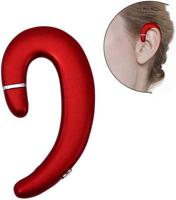 Ear Hook Bluetooth Wireless Headphone, Non Ear Plug Headset with Microphone, Single Ear Noise Cancelling for Android