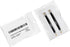 (2 Pack) 3 Inch Telephone Cord, Professional Grade, 6P4C Male RJ11 Plugs, Made in USA, Black