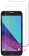 Samsung Galaxy J7 Prime/J7 Sky Pro 2 Pack High Clear Tempered Glass Screen Protector for SM-J727A/J727U/J727T/J727V.