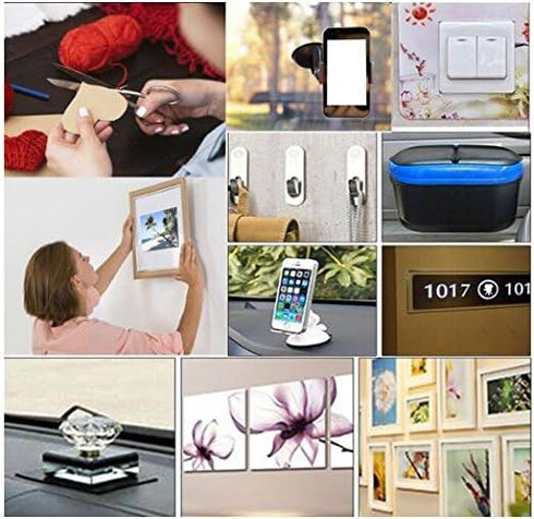 3.93" Car Mount Dashboard Pad Suction Cup Mounting Disk, Circular Double Sided Sticky Replacement Adhesive Phone Mount