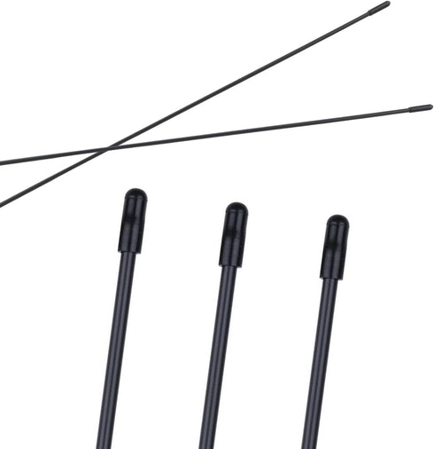 SJZBIN 5PCS 2.4G Black Plastic Protective Antenna Tubes with Cap Suitable for Remote Control Car FPV Drones Quadcopters