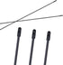 SJZBIN 5PCS 2.4G Black Plastic Protective Antenna Tubes with Cap Suitable for Remote Control Car FPV Drones Quadcopters