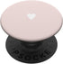 Baby Pink Cute Heart Hand Drawn Minimalist Digital Art PopSockets Standard PopGrip