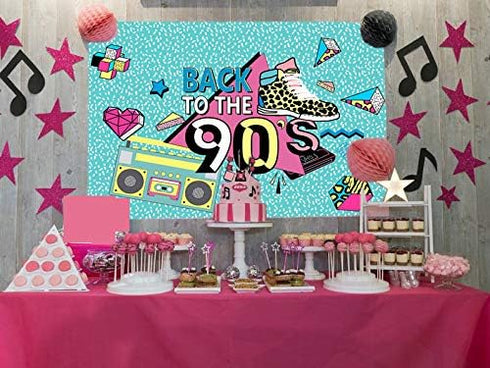 Art Studio 90's Theme Music Party Photography Backdrops, Colorful Graffiti Style Photo Booth Props, Vinyl 5x3ft
