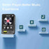 SENECESLI MP3 MP4 Mp3 Player with Bluetooth, Music Player with USB Charging, HiFi Sound Quality, Digital Music Player