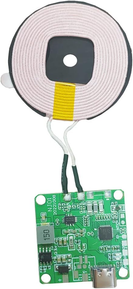 Gikfun 20W Qi Charger Module Coil for Car Fast Charging DIY Parts, Universal Type-C Interface EK1984