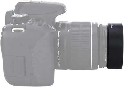 JJC 67mm Screw-in Mount Aluminum Metal Lens Hood Shade for Nikon AF-S Nikkor 35mm f/1.4G, Canon EF 35mm f/2 IS USM