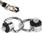 Stainless Steel D Ring Screw Holder for Camera Fixing, 1/4"-20 Thread for Tripod DSLR, 2 Pack