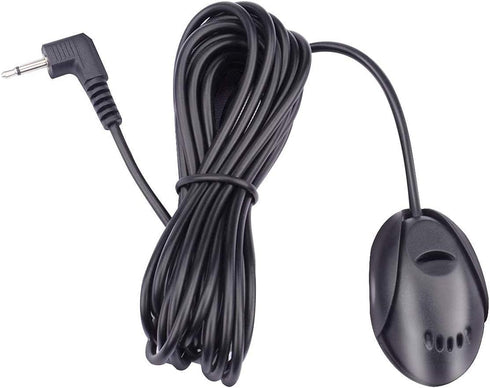 Mic 3.5mm External Microphone Assembly for Car Bluetooth Enabled Audio Stereo Radio Receiver with 3m Cable