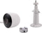 HOLACA Wall Mount for Nest Cam, Versatile Aluminum Bracket for Google Nest Cam Outdoor Security Camera (White-Aluminum)