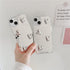 Mirror Senior Silver Cute Heart Soft Silicone Clear Makeup Mirror Case for iPhone 15 Pro Max, Shockproof Protect Cover