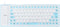 Soft Silicone Keyboard, Lightweight Portable USB Wired 85 Keys Comfortable Keyboard for PC Notebook (Blue)