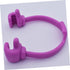 MOBUTOFU 2pcs Thumbs Gesture Phone Holder Flexible Mobile Phone Supports Desk Stands in Purple and Red