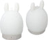 GOWENIC 31 Dimmable 3 Night Lights Bluetooth Speaker, ABS + Silicone Cute Rabbit White Noise Sound Machine & Night