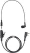 K1 in-Ear Headset Ptt Mic Earpiece - Universal Earbud Microphone for Baofeng, Kenwood, Retevis Walkie Talkie