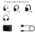 USB Micro BlueParrott Charger Cable Compatible with BlueParrott B350-XT, B450-XT, S450-XT, B350XT, B350 XT, B450XT, B550-XT Wireless NC Bluetooth Headset Adapter Charging Cable (5FT)