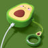 Coralogo Cute Compatible Airpods 1/2 Case, Cartoon Character Silicone Fruit Design Cover for Kids Teens