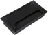 Aluminum Alloy Rectangle Wire Cable Grommet Hole Cover for Office Desk, Computer Table (160 x 80mm, Black)