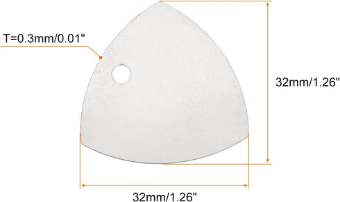 MECCANIXITY Phone Pry Opening Tools, Metal 10pcs Silver 0.3mm Thick for Mobile Phone and Tablet Repair