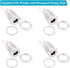 Fancasee (4 Pack) 5.5mm x 2.5mm Female DC Power Jack Socket Panel Mount 2 Pin Solder Type Metal Power Supply Jack Connector Adapter Socket