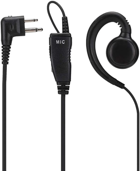 AEH3000-M1A Walkie Talkie Two Way Radio Black Headset Mic, Modular Design 180 Rotating Speaker Earpiece