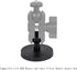 66mm Round Magnetic Mount Base with 1" Ball, Compatible with RAM Mounts B Size Double Socket Arm and 1 Inch Ball Holders