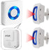 Wireless Indoor Motion Sensor Alarm, Bed Alarm and Fall Prevention for Kids/Elderly/Dementia Patients (2 Motion