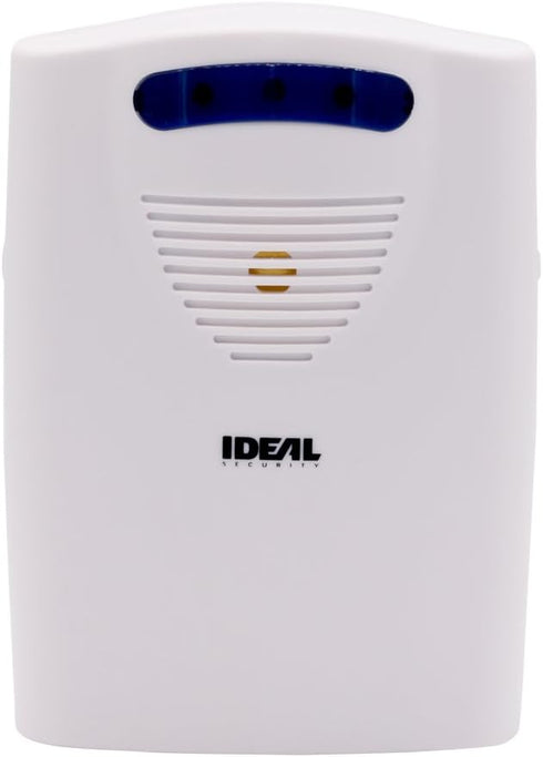 Ideal Security Wireless Chime SK664 - 6 Different Sounds, LED Alert, Battery Powered, Works with All SK6 Sensors, White