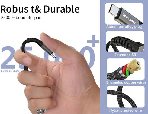 2 in 1 USB C to 3.5mm Headphone & Charger Adapter, PD 60W Fast Charging, Type C to Aux Audio Jack