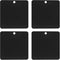 merrisport Self-Adhesive Magnetic Mount Pads for Aluminum Cabs 4 Pack Steel Sticker Pads