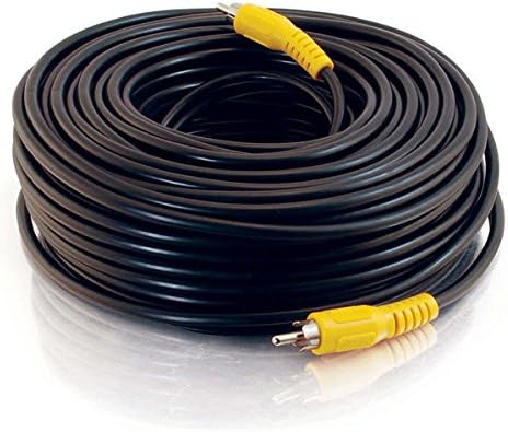 C2G 40456 Value Series Composite Video Cable, Black, 50 Feet (15.24 Meters)