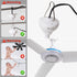 Small USB Ceiling Fan 19.7” Portable Hanging Fans for Power Bank, Indoor Outdoor RV, Mini Silent Fan