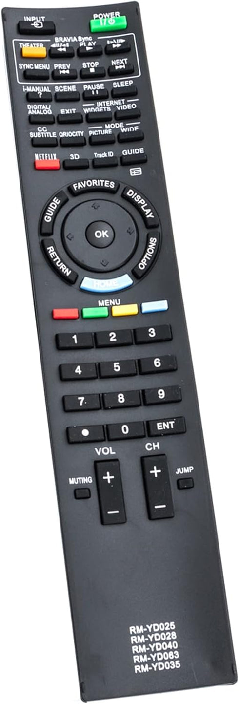 New RM-YD025 RM-YD028 RM-YD040 RM-YD063 RM-YD035 Replacement Remote for Sony Bravia LCD TV