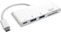 Tripp Lite 2-Port USB-C to USB-A Portable Hub, Micro SD & SD/MMC Reader, USB-C PD Charging Port