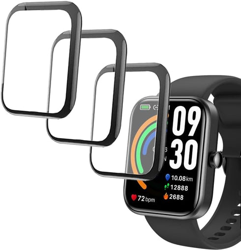 3D Screen Protector for TOZO S3 1.83” Smart Watch (Answer/Make Calls)