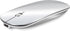 Slim Mini Bluetooth Mouse, Portable Flat Wireless Rechargeable Mouse, Ultra-Thin, Compatible with Laptop, PC, Tablet