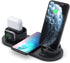 Multi-Functional 6 in 1 Wireless Phone Charger Dock (Black)