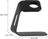 SHOWERORO Watch Charging Stand Desktop Holder Compatible with Smartwatch Nightstand Mode, Black Tabletop Charging Base