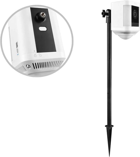 HOLACA Spike Pole Mount for Spotlight Cam Plus/Pro, Suitable for Soft Ground Installation