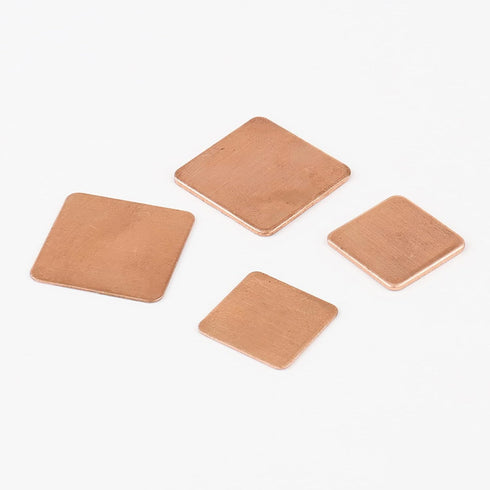 Copper Heatsinks Thermal Kit 40Pcs, 4 Sizes 15 x 15mm 20 x 20mm for Cooling Laptop Notebook GPU CPU IC Chipset