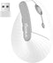 FOPATO Ergonomic Vertical Mouse,Wireless Bluetooth 5.0 and 2.4G Mouse,Silent Click,60% Reduced Wrist Pressure,3
